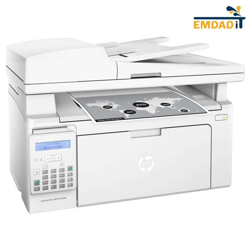 پرینتر چهارکاره لیزری HP مدل LaserJet Pro MFP M130fn