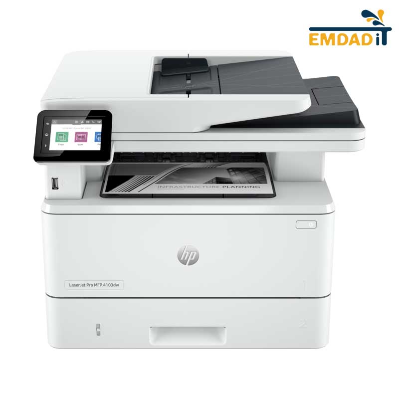 پرینتر سه کاره لیزری HP مدل LaserJet Pro 4103dw